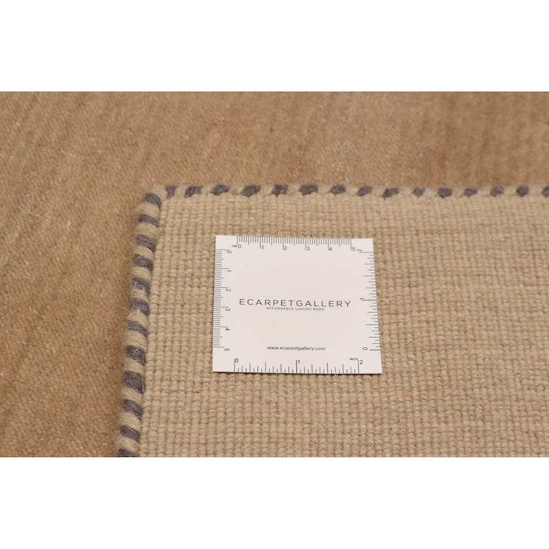 Kashkuli Gabbeh Khaki Rug 6'7" x 6'6" - 6'7 x 6'6
