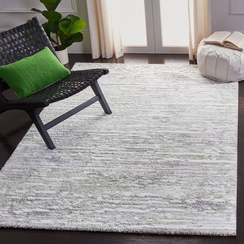 SAFAVIEH Century Iida Modern Abstract Rug - 5'3" x 7'7" - Grey/Green - Rectangle