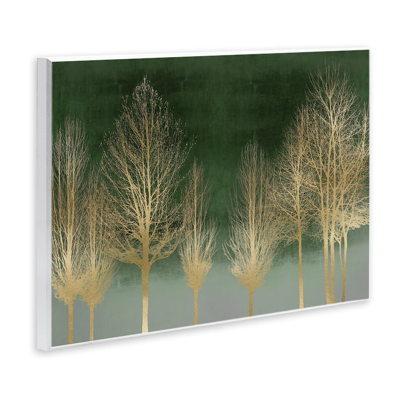 Stupell Gold Gradient Forest Wall Plaque Art Design By Kate Bennett