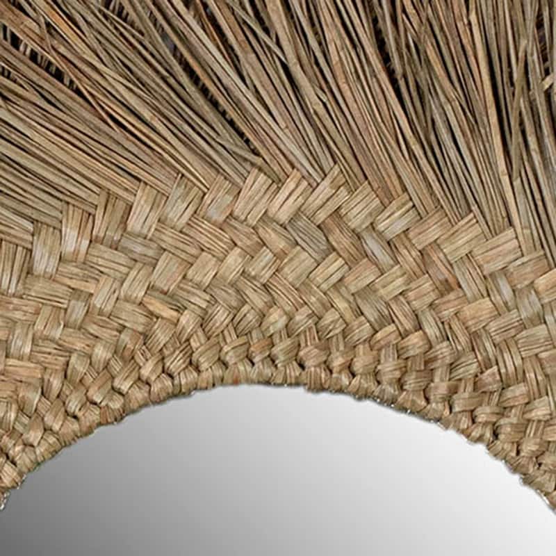 Indigo Road by Egypt Sherrod x East at Main Braided Round Seagrass Mirror