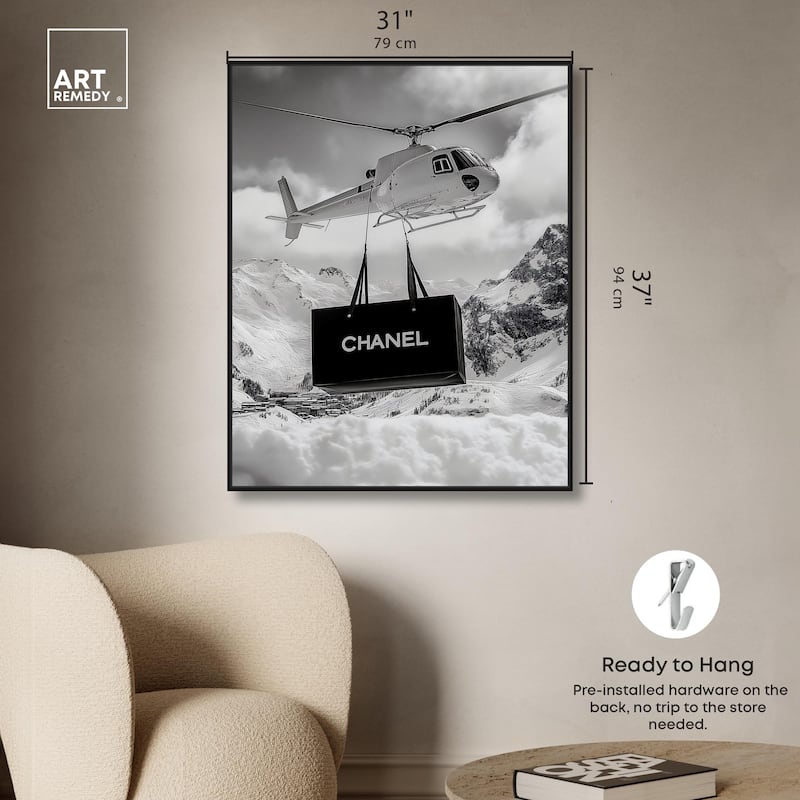 Fashion Delivery Canvas by Art Remedy