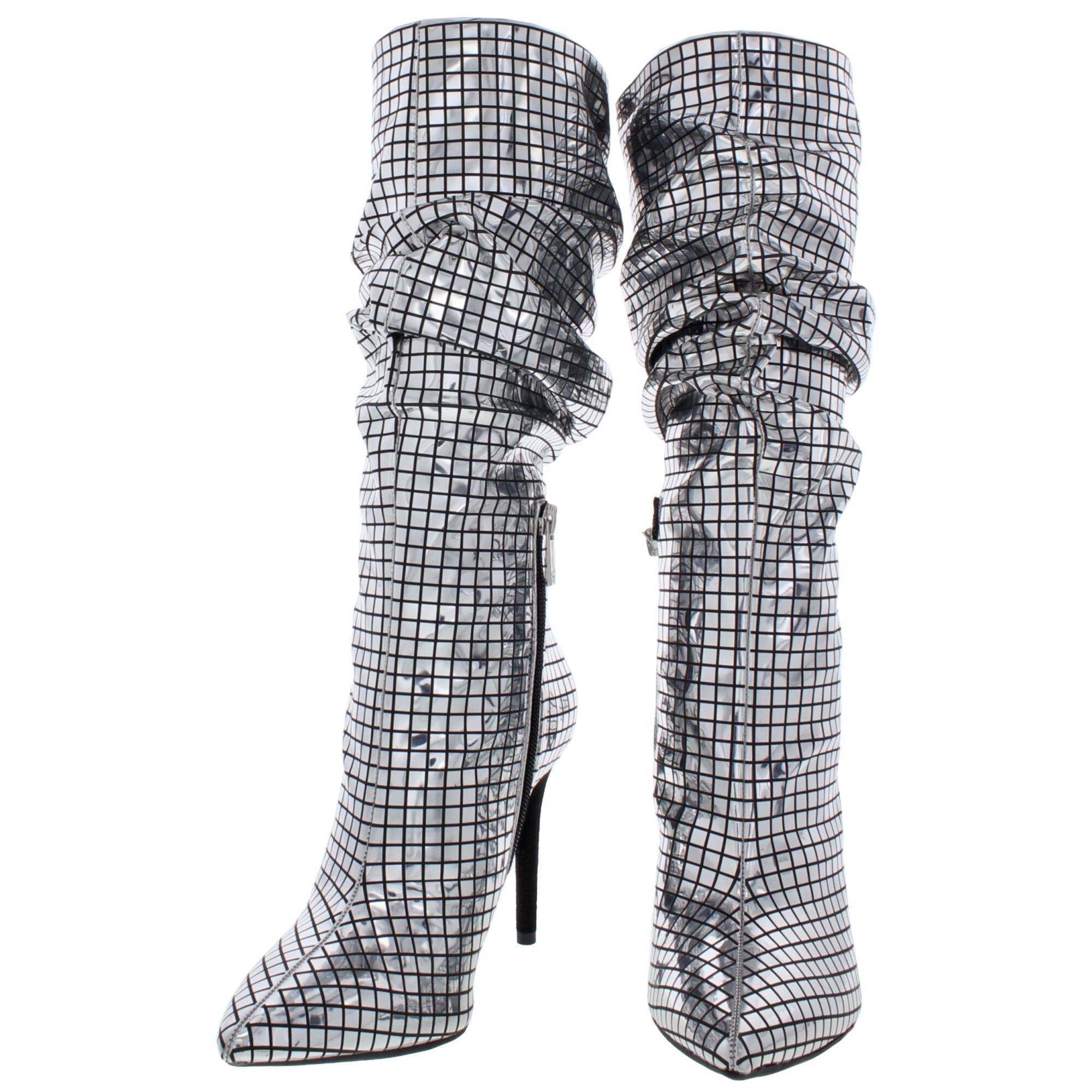 jessica simpson silver boots