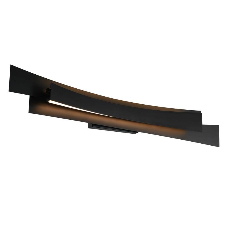 Candora Integrated LED Black Vanity Light