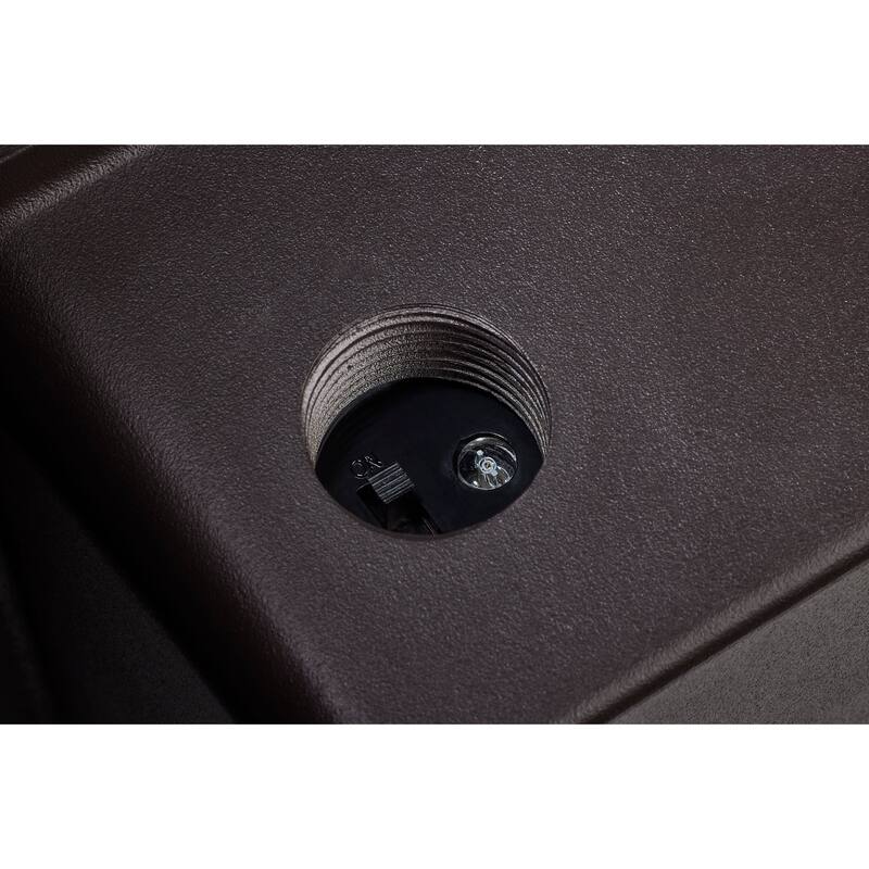 LED Tempered Glass Flood Light with Bypassable Photocell 3K/4K/5K 100W/125W/150W - Bronze