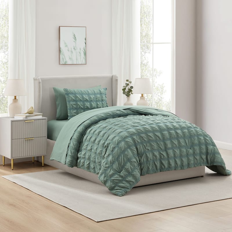 Empyrean Modern Comforter Seer Sucker