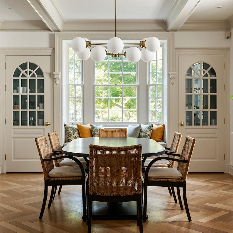 CO-Z Modern Linear Sputnik Pendant Chandelier (6/8/12 - Light)