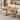 TREXM 60" Solid Wood Farmhouse Dining Table, Seats 6