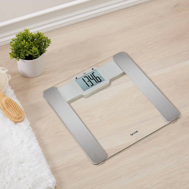 Taylor Digital Glass & Stainless Steel Body Composition Scale