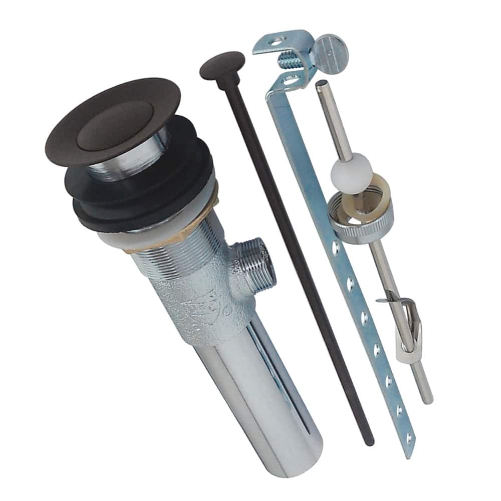 Columbia Brass Pop-Up Drain with Overflow