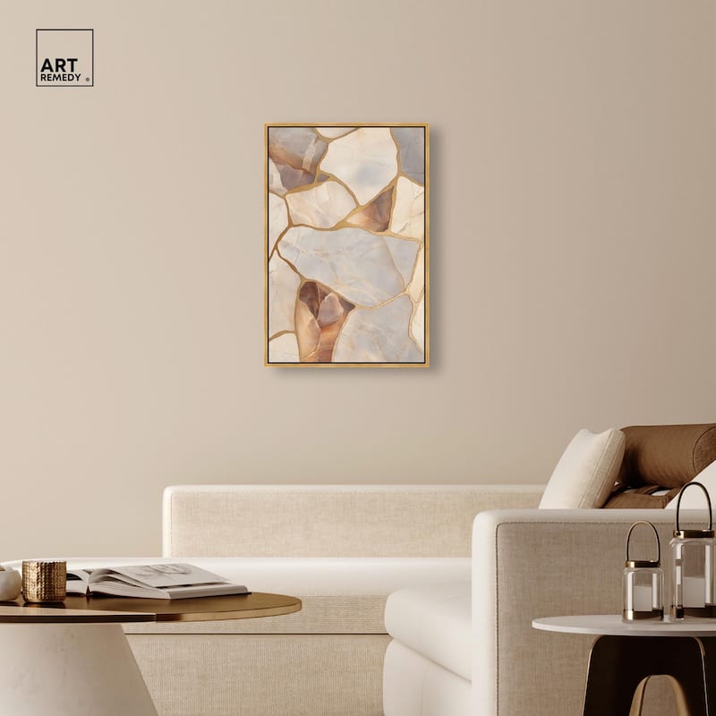 Textured Earthy Tones II Canvas by Art Remedy
