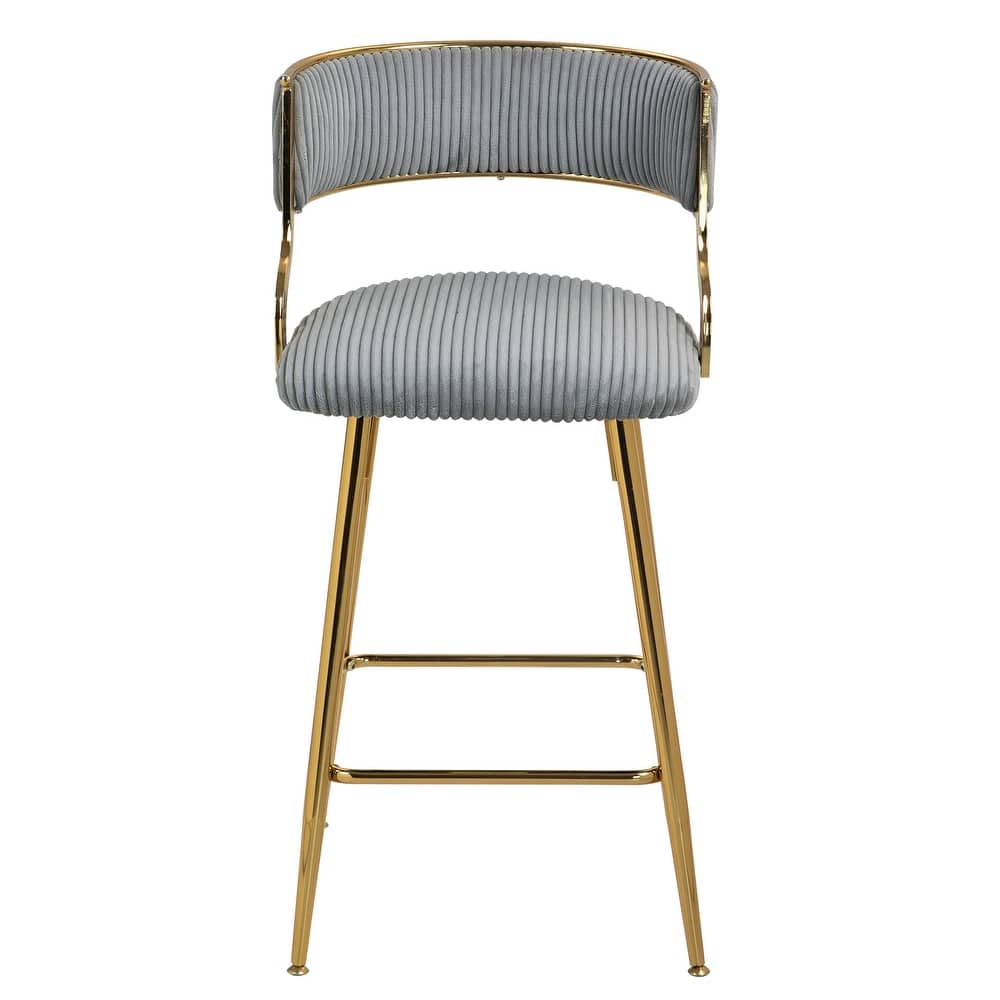 Set of 2 26" Counter-Height Bar Stools