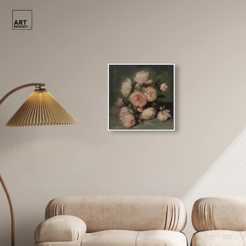 Roses in Shadow I Canvas by Art Remedy