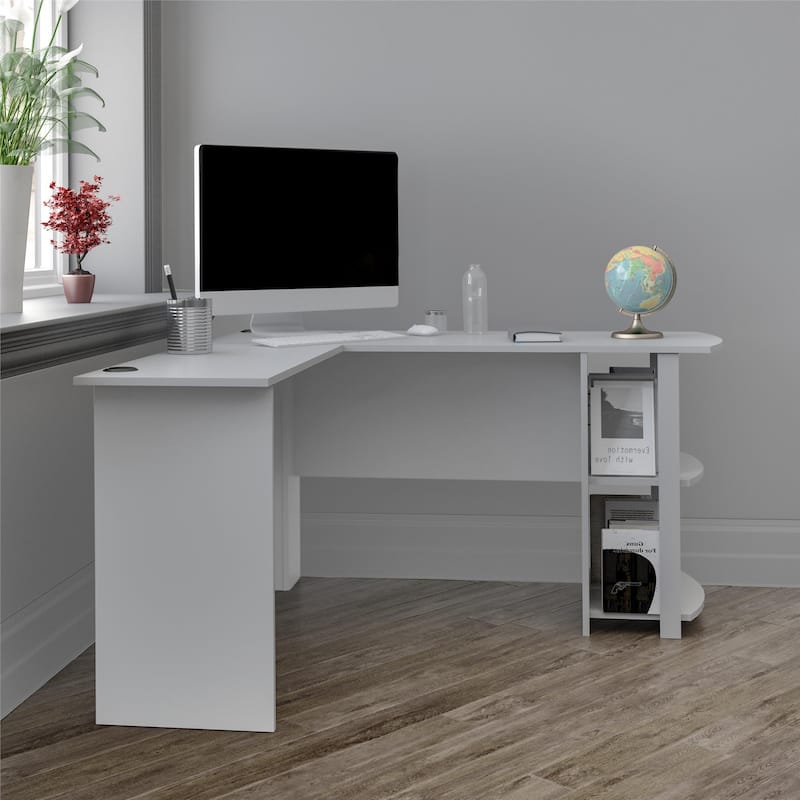 Avenue Greene Abbott L Desk with Bookshelves