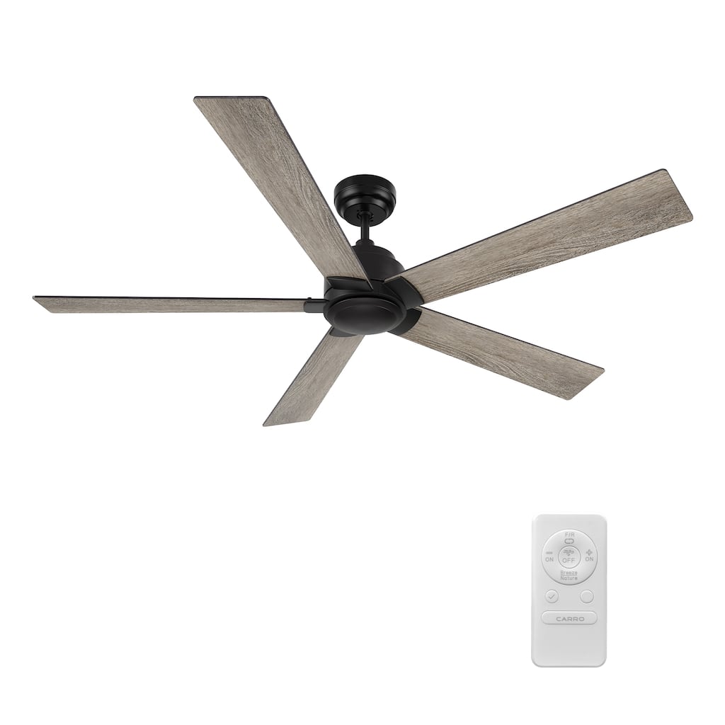 CARRO Bijou 60-inch Indoor Ceiling Fan with Remote and Reversible DC Motor - N/A