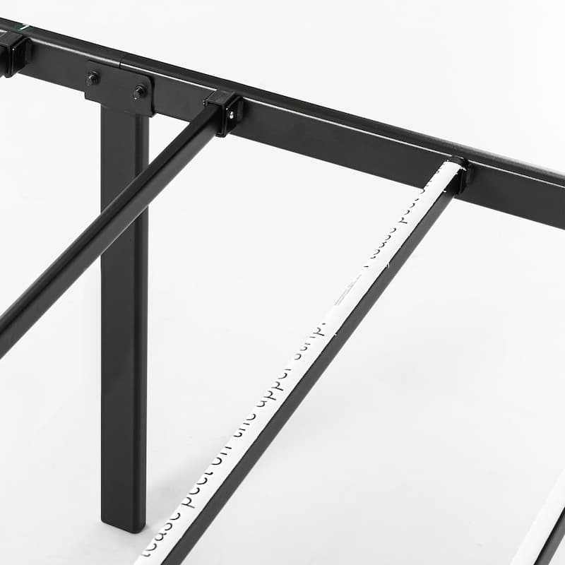 14 Inch Metal Platform Bed Frame with Steel Slats