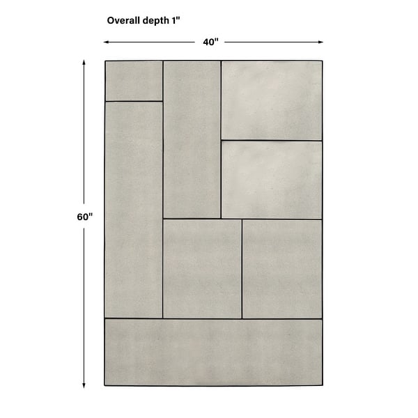 Uttermost Puzzle Piece Oversized Mirror - 40 W X 60 H X 1 D (in)
