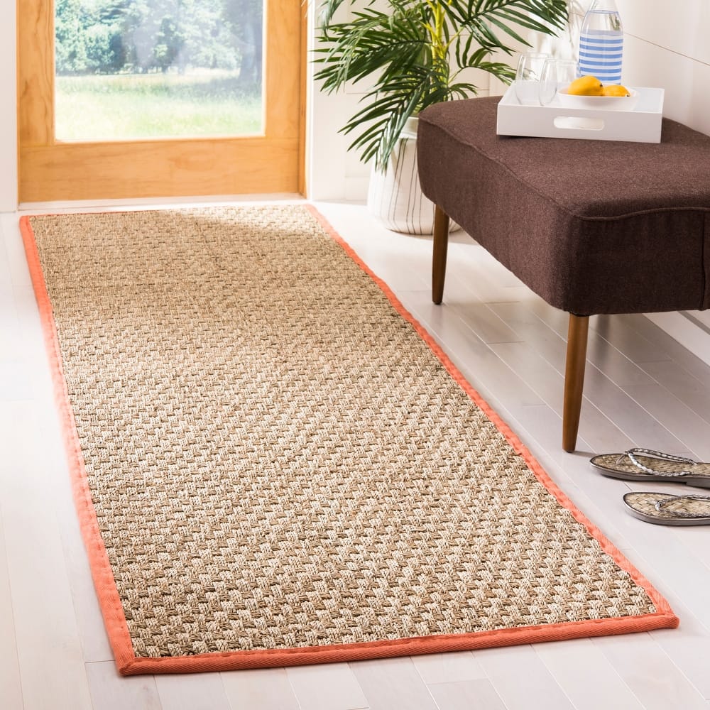 SAFAVIEH Natural Fiber Zymryd Basketweave Seagrass Rug