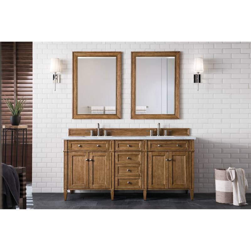 James Martin Vanities 650-V72-FEJP Brittany 72" Free Standing Double
