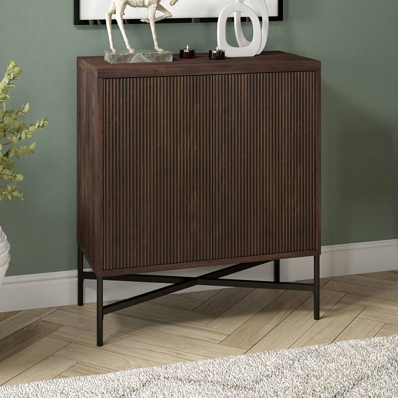 Brighton 28" Wide Rectangular Accent Cabinet - 28" Wide - Alder Brown