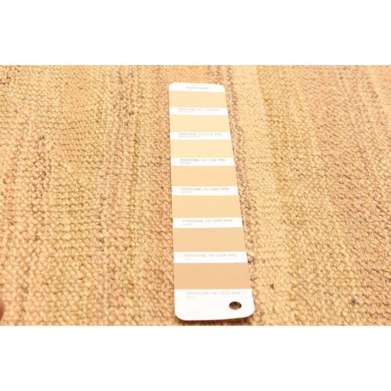 ECARPETGALLERY Flat-Weave Ankara FW Beige Wool Kilim - 5'5 x 8'4