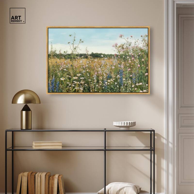 Glimmering Glade Garden II Canvas by Art Remedy