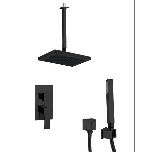 Nameeks SFH6546 Remer Shower System with Multi Function Rain Shower Head, Hand Shower, Hand Shower Holder, and Rough In