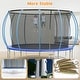 preview thumbnail 2 of 6, Trampolines with Safty Enclosure Recreational Trampolines