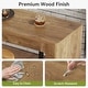 preview thumbnail 7 of 6, 63" Long Bar Table for Kitchen, Dining Room, Wooden Counter Height Bar Table