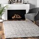 preview thumbnail 54 of 78, Brooklyn Rug Co Kara Solid Shag Area Rug 10' 2" x 14' - Gray