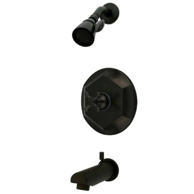 Kingston Brass English Vintage Tub and Shower Trim with Single - Oil Rubbed Bronze