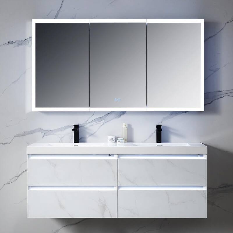 Blossom LED Mirror Medicine Cabinet with Lights