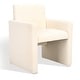 preview thumbnail 22 of 28, SAFAVIEH Couture Maisey Arm Chair - 26" W x 25" D x 33" H