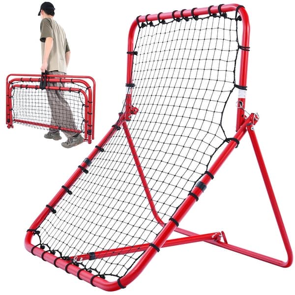 slide 2 of 12, Patiassy Baseball Rebounder Net, Baseball Softball Bounce Back Netfor Pithching, Fielding, Catching and Throwing Training