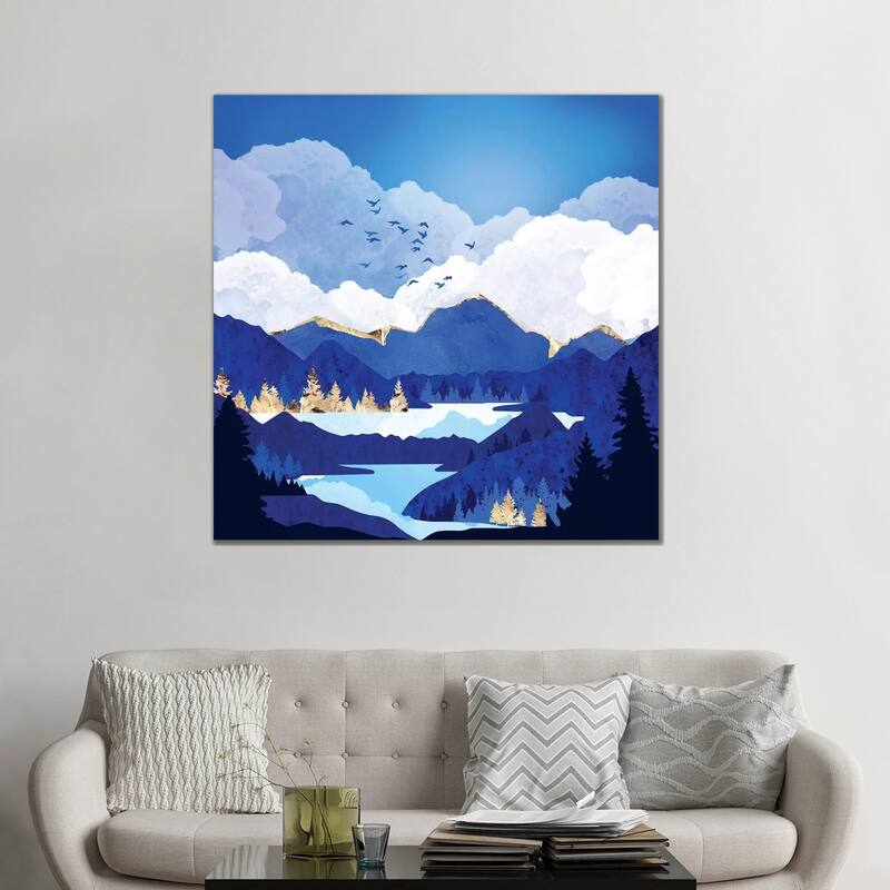 iCanvas "Blue Lake" by SpaceFrog Designs Canvas Print