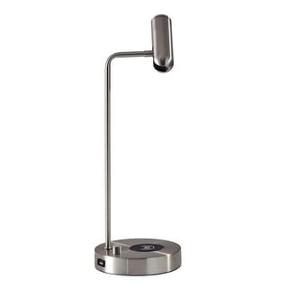 Ultra Sleek Brushed Steel Metal LED Desk Lamp - Bed Bath & Beyond