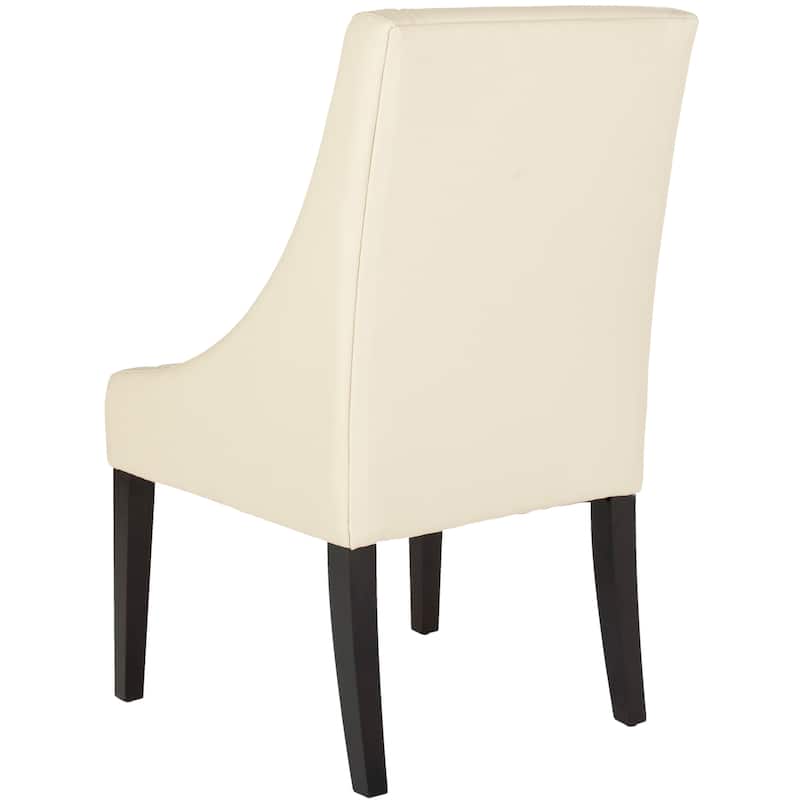 SAFAVIEH Toccara Dining Sloping Arm Chairs Cream Dining Chair (Set of 2) - 23.6" x 25.8" x 38.6" - 24Wx26Dx39H