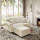 Option Beige White - 2 Seat+1 Ottoman