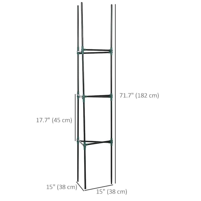 3 Pack Tomato Cage Set, 72 Inch DIY Tomato Plant SuPPort Trellis, Tomato Trellis For Climbing Vegetables, Flowers and Fruits