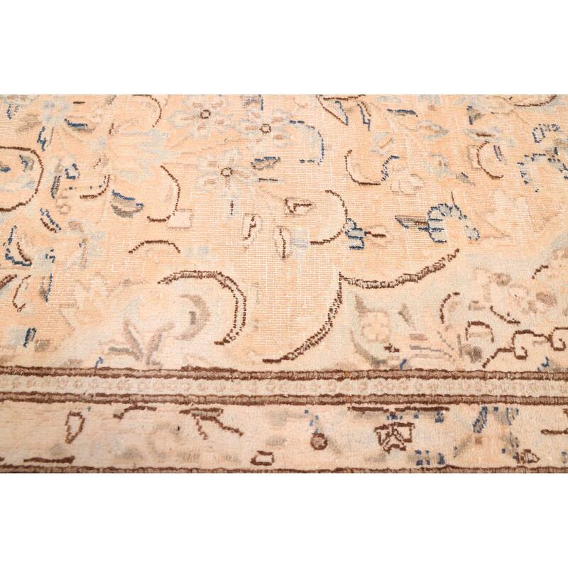 ECARPETGALLERY Hand-knotted Antalya Vintage Light Copper Wool Rug - 9'4 x 12'9