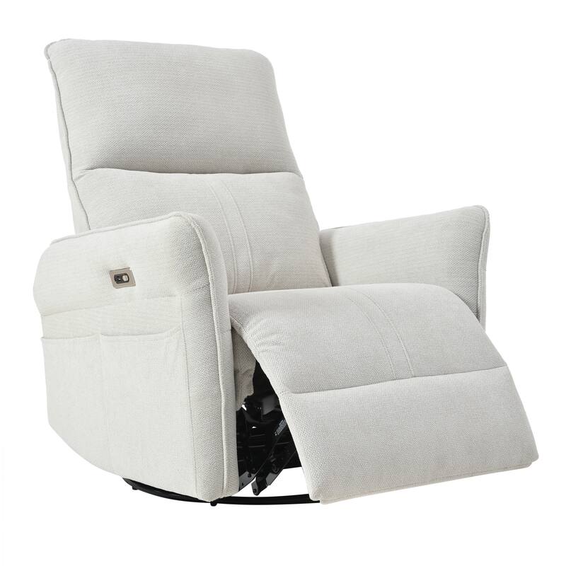 270° Power Swivel Rocker Recliner Chair for Adults, Swivel Rocking Recliner Chair,Electric Small Recliners for Small Spaces