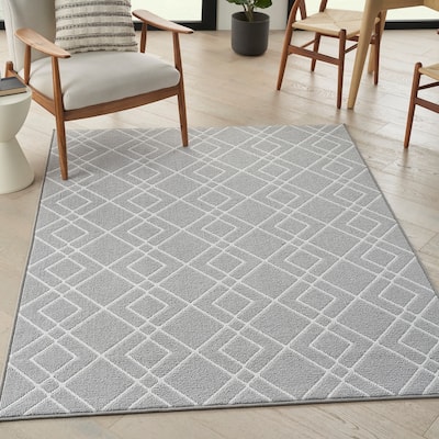 Nourison Modern Lines Diamond Geometric Area Rug