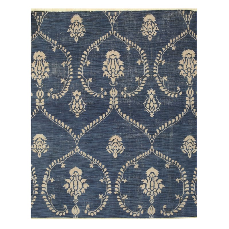 Blue Traditional Oriental Royal Area Rug - Elegant and Timeless Design