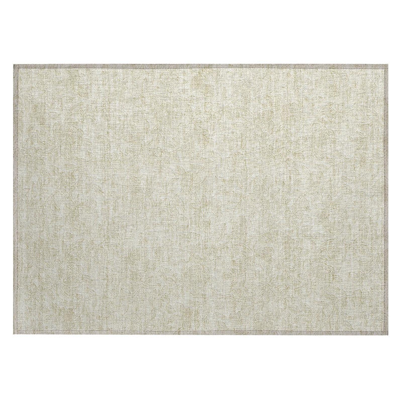 Machine Washable Indoor/ Outdoor Chantille Floral Farmhouse Rug