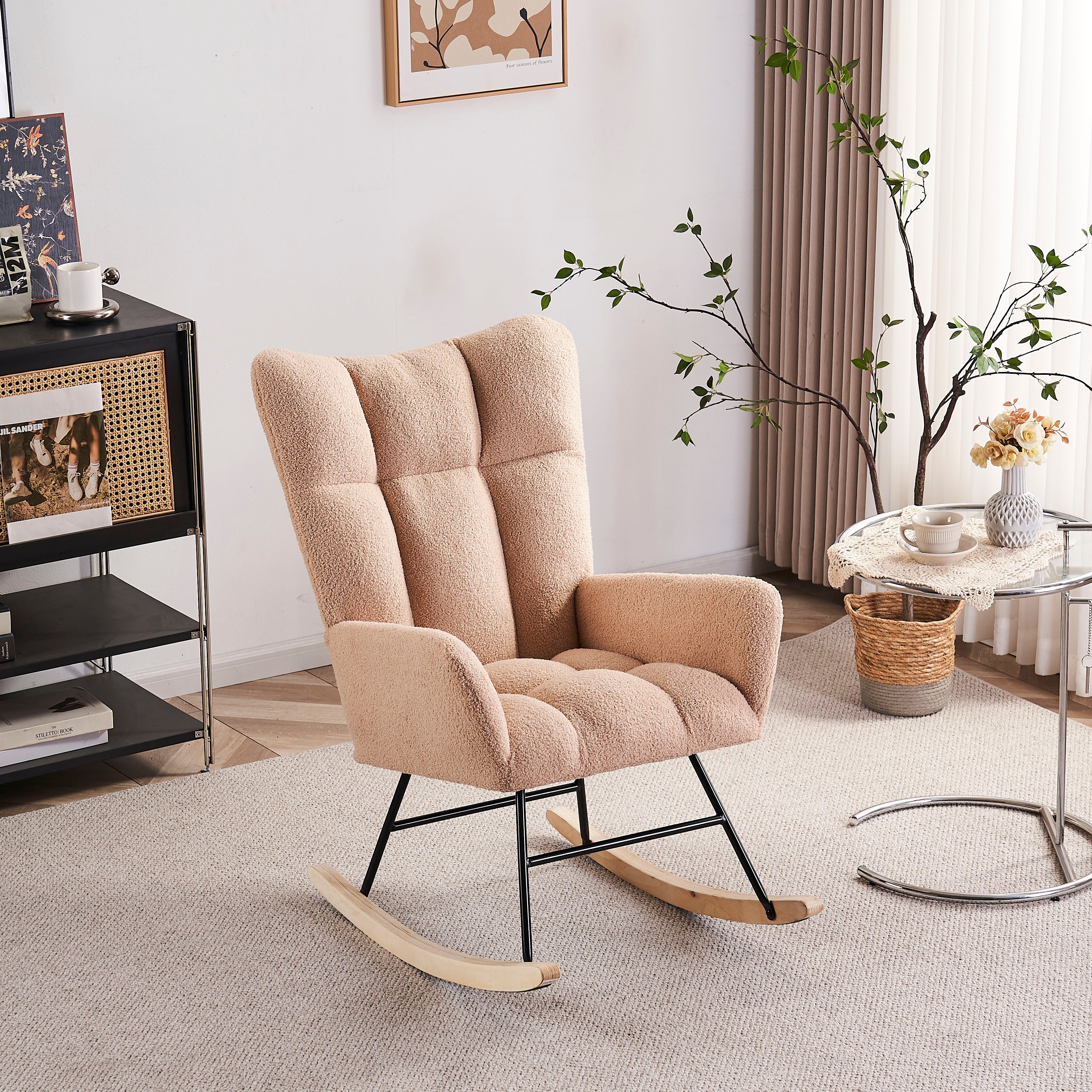 Rocking reading sales chair