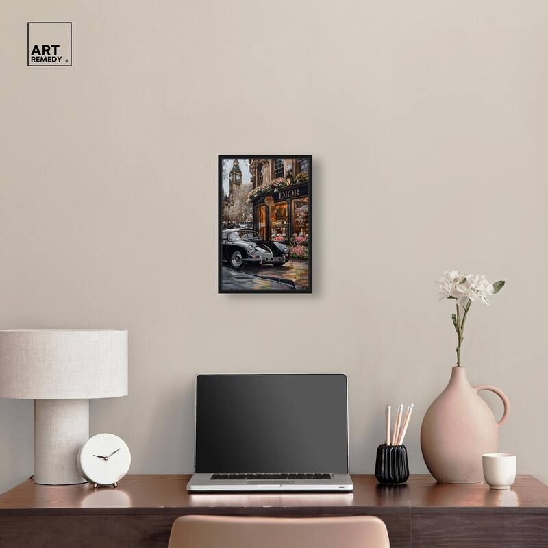 A View of London from the Car Canvas by Art Remedy