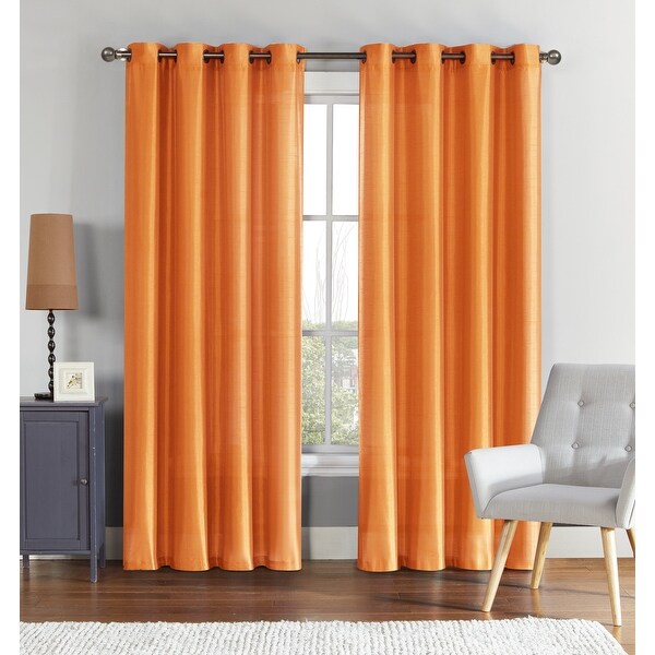 VCNY Home Preston Faux Silk Curtain Panel - 52" x 90". Opens flyout.