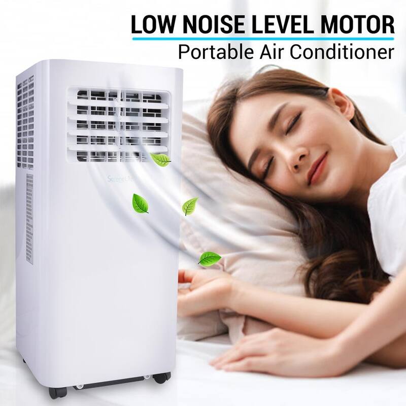 SereneLife SLPAC105W 300Sqft 10000 BTU Portable Air Conditioner w/Remote - 57.5