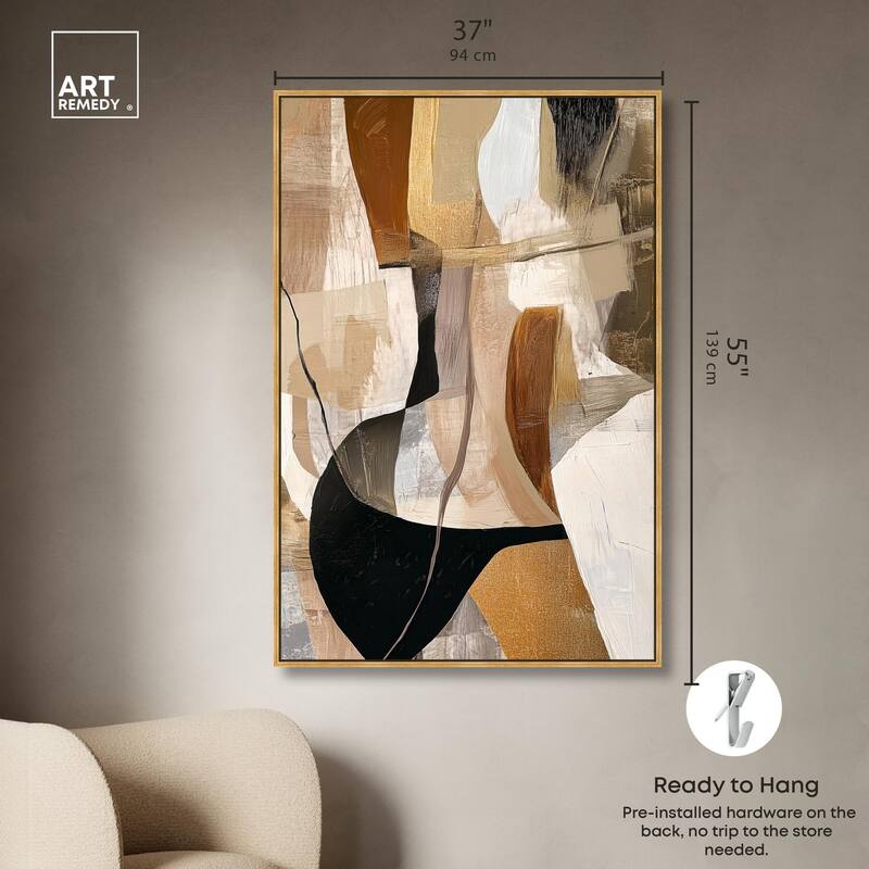 Tactile Depth I Canvas by Art Remedy