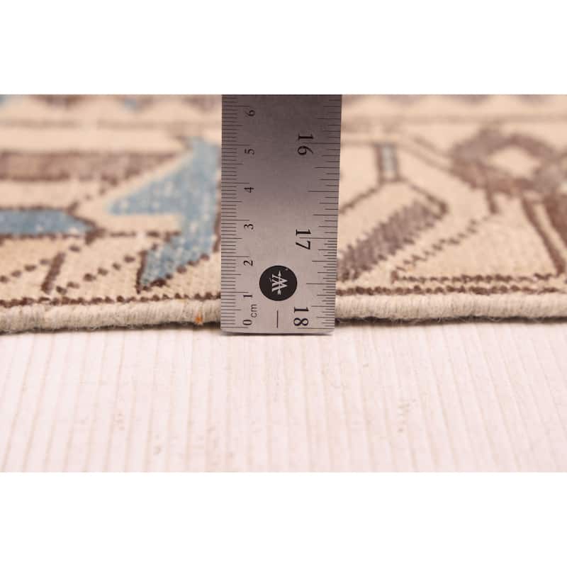 ECARPETGALLERY Hand-knotted Antalya Vintage Beige Wool Rug - 5'4 x 9'5