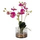 preview thumbnail 3 of 2, Uttermost Glory Fuchsia Orchid - 11.25"W x 13"H x 5.25"D